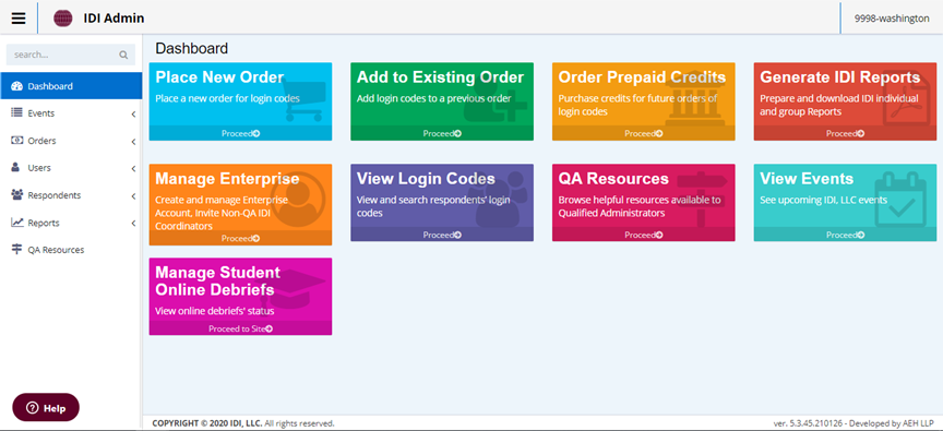 Generating & Downloading IDI Reports – IDI, LLC