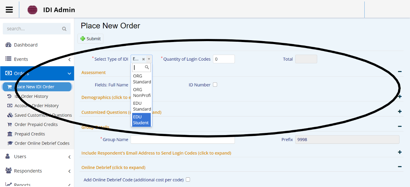 View Payment History & Download Order Receipt – IDI, LLC