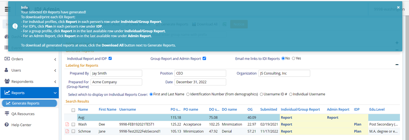 View Payment History & Download Order Receipt – IDI, LLC